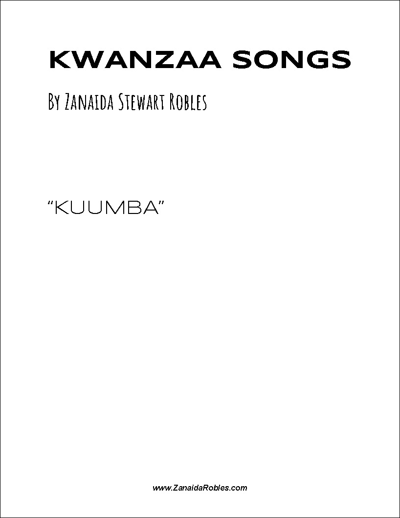 Kuumba myscore sheet music cover