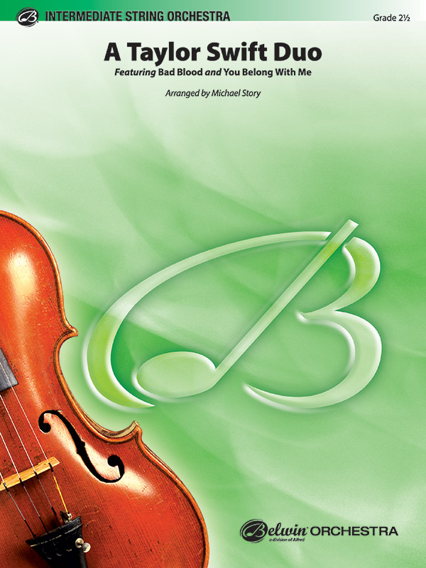 A Taylor Swift Duo orchestra sheet music cover